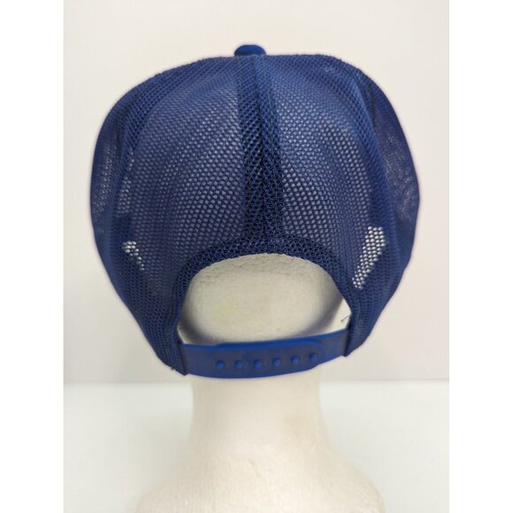 Go Knights ! Graphic Logo Men Blue Wide Brim Mesh Back Adj Snapback Cap Hat - Picture 6 of 8